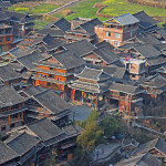 One of the villages up close.