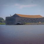 Some crazy dude rebuilt Noah's Ark in Dordrecht, Netherlands.
