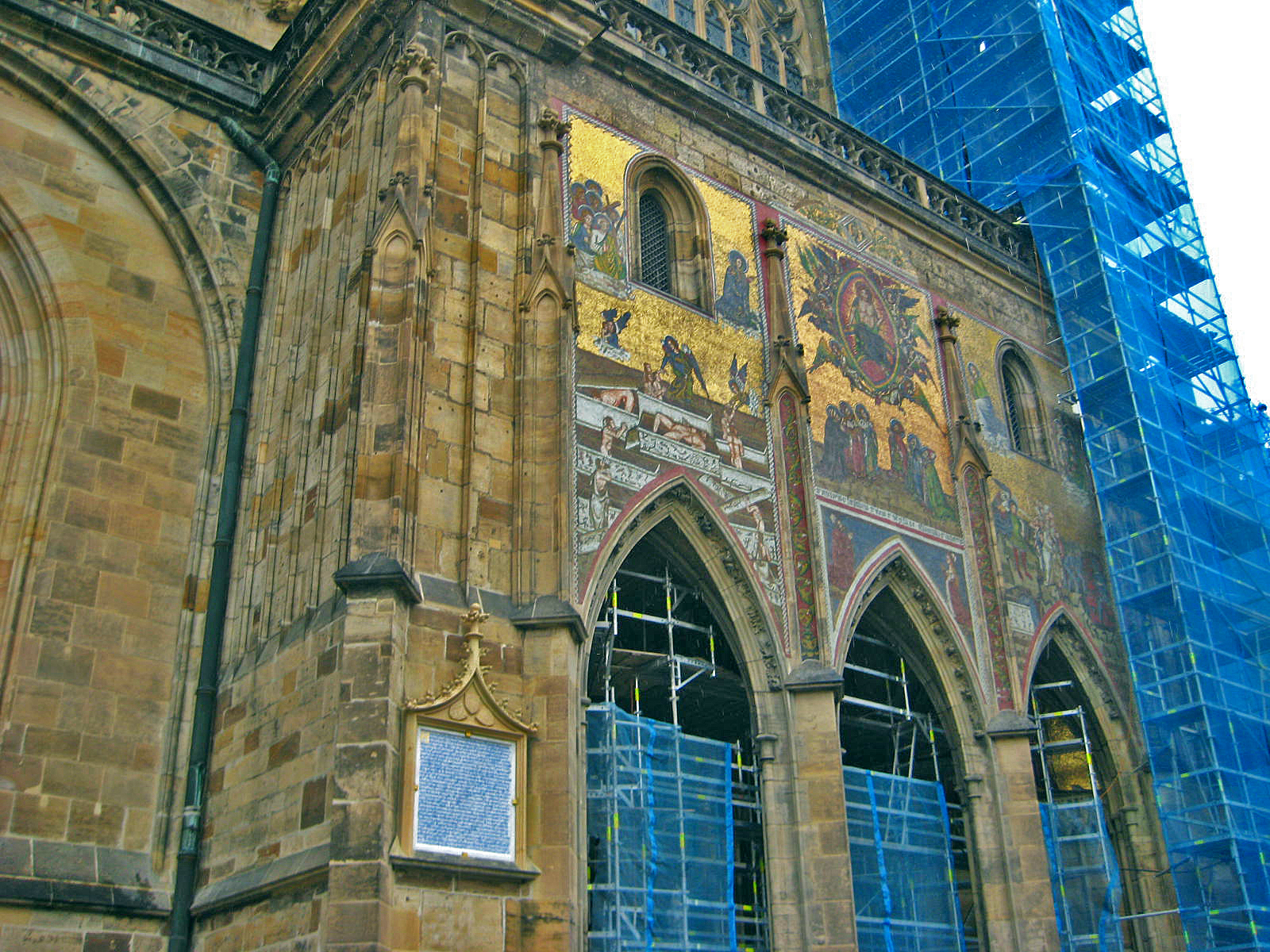 Mosaic of the Last Judgement (1372), St. Vitus Cathedral at Prague Castle